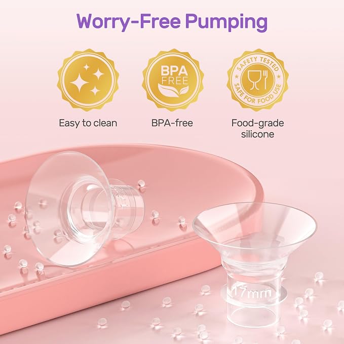 Nuliie 8PCS Silicone Flanges Insert Replacement Kit, Flange Sizing Kit - Image 3