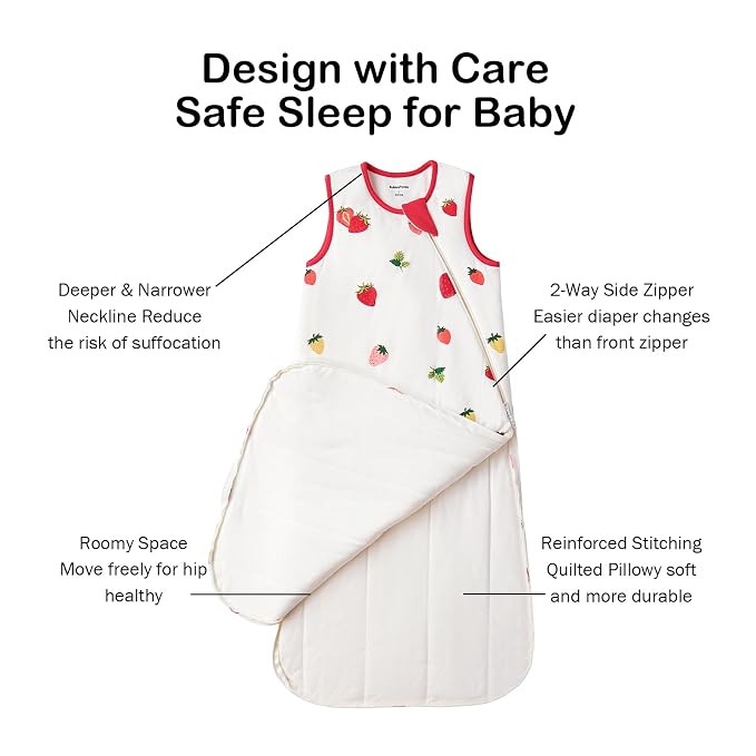 BubblePanda Rayon Made from Bamboo Sleep Sack 0-6 Months 0.5 Tog Soft Newborn - Image 3