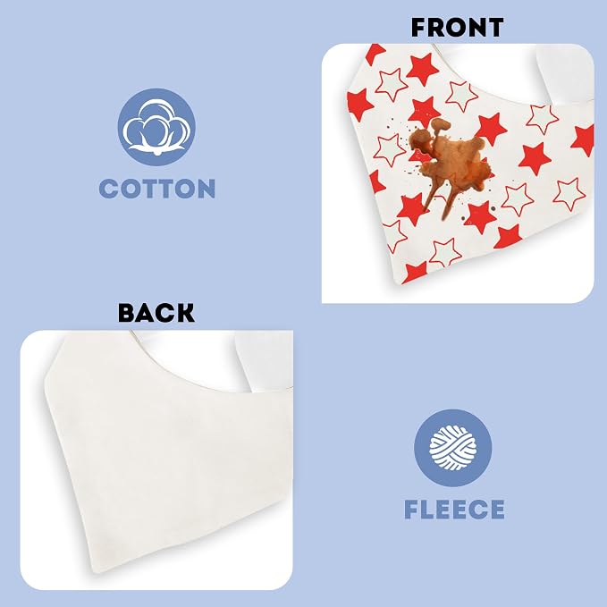 10pcs Baby Bandana Drool Bibs - Image 7