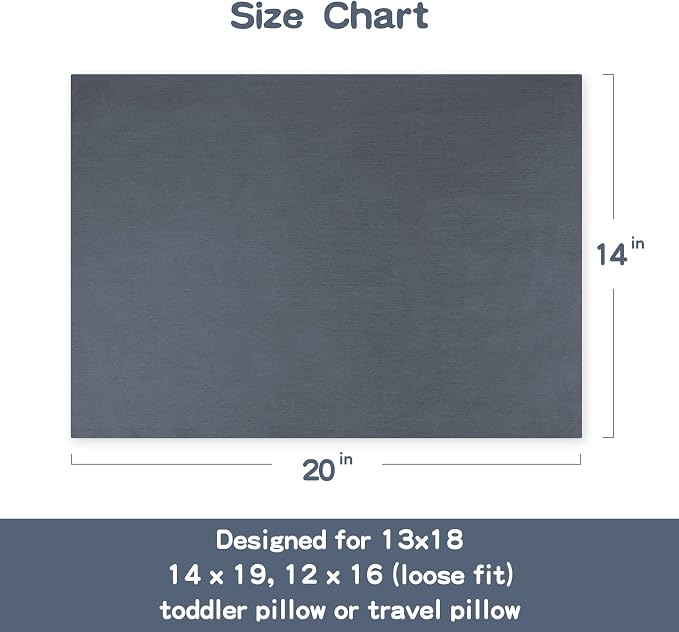 Soft Organic Cotton Toddler Pillowcases 14 X 20 Inches, Fit 13 X 18, 14 X 19 - Image 6