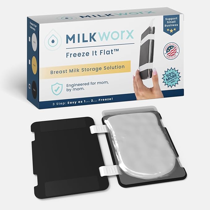 Freeze It Flat Breast Milk Storage Bag Freezer Organizer by MilkWorx