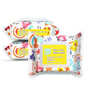 HAPPY BUM - 90 Count Baby Wipes, 7.4 x 7.2 Inch, Moist and Refreshing by HAPPYBUM-BabySkinCareSet