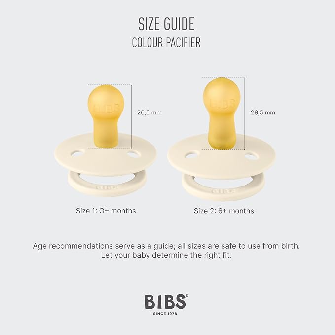 BIBS Colour Liberty Soother 2-Pack, BPA Free Dummy Pacifier, Round Nipple. - Image 3