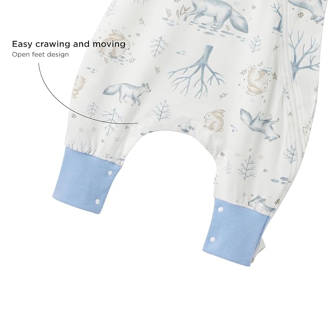 Duomiaomiao 2 Pack 0.5 TOG Toddler Sleep Sack 6-12 Months 100% Cotton - Image 3