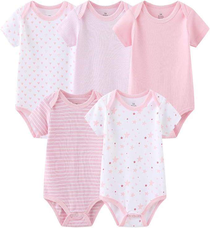 Newborn Layette Gift Set 27-Piece Baby Girl Clothes Bodysuits, Pants Essentials - Image 3