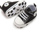 Meckior Baby Girls Boys Canvas Sneakers Soft Sole High-Top Ankle Infant First by Meckior