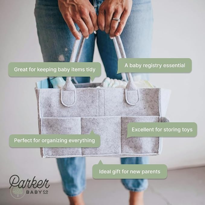 Parker Baby Co. Diaper Caddy - Image 5
