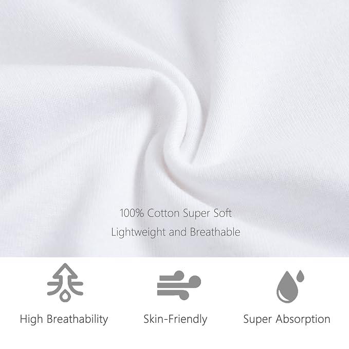 Hakochia Burp Cloths for Baby Boy & Girl Organic Cotton Large Unisex Burp - Image 9