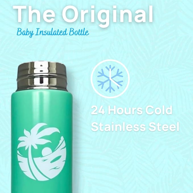 Waiu Insulated Stainless Steel Baby Bottle BPA-Free | Stainless Steel Keeps - Image 2