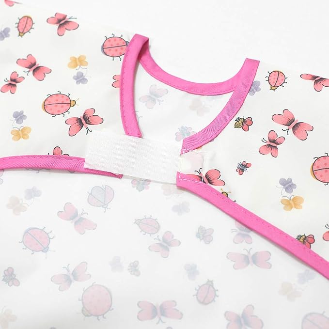 Long Sleeve Waterproof Bib for Toddlers – Feeding Smock for Baby Mealtime - Image 3