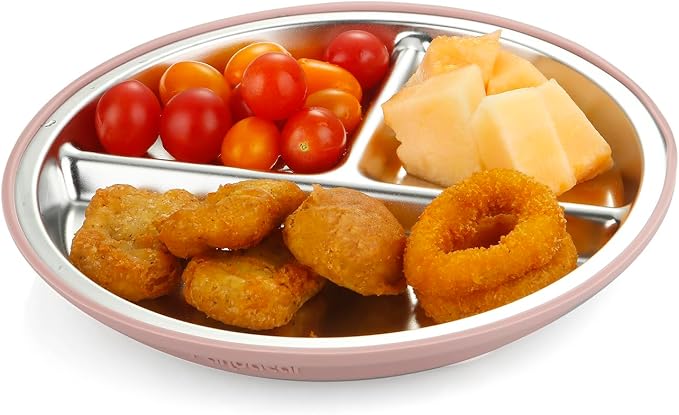 PandaEar 8PCS Baby Feeding Set | Stainless Steel Suction Plates and Bowls - Image 7