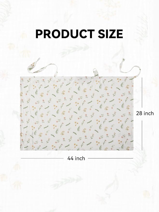 TILLYOU Muslin Nursing Cover for Baby Breastfeeding, 100% Cotton Breathable - Image 8