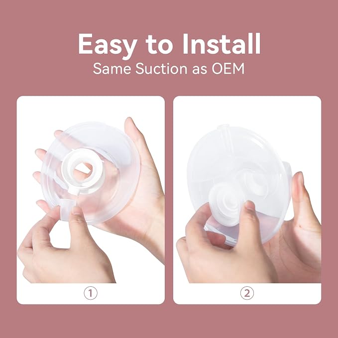 6 Pack Replacement Parts for Momcozy M5 Breast Pump, Replace to Mom Cozy M5 - Image 3