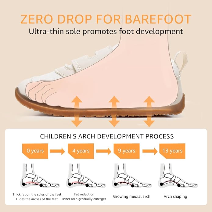 Toddler Wide Toe Box Barefoot Shoes Boys Girls Sneakers Kids Tennis Shoes - Image 5