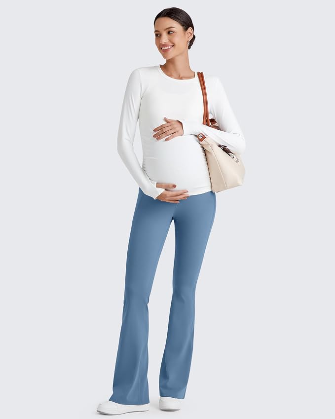 G4Free BareFeel Maternity Flare Leggings - Image 4