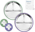 Stainless Steel Toddler Plate by Bakpoco