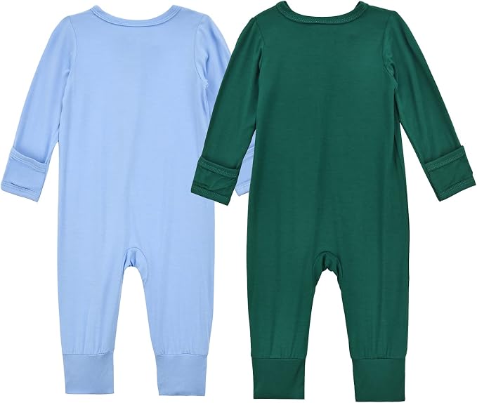 Aablexema Baby Footless Pajamas Zipper - Image 2