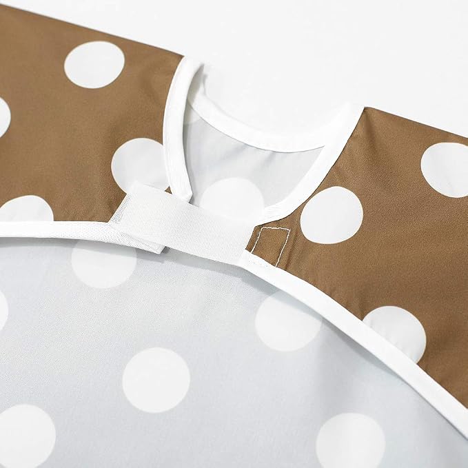Long Sleeve Waterproof Bib for Toddlers – Feeding Smock for Baby Mealtime - Image 3