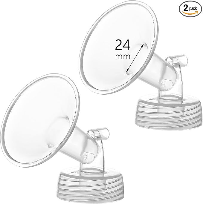 24mm Flange Compatible with Spectra S1 S2 9 Plus Synergy Gold Breastpump by Unknown