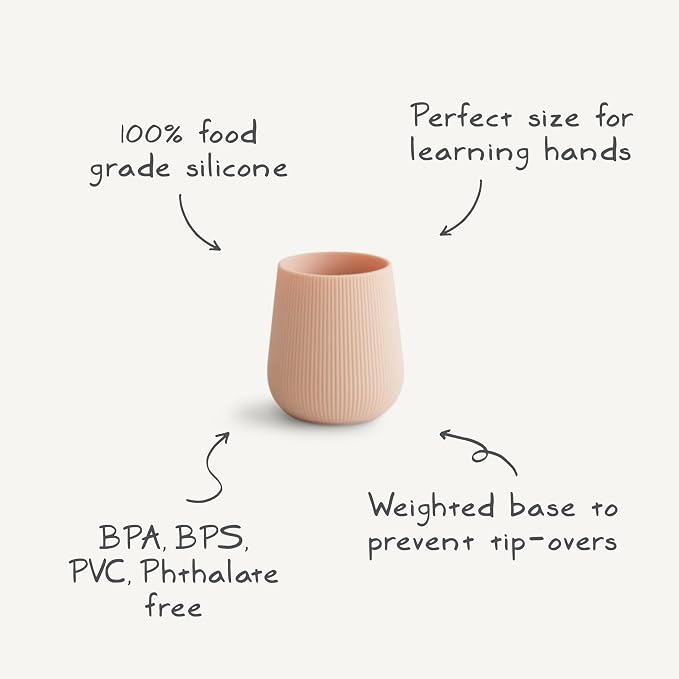 mushie Silicone Baby Starter Training Cup | 6 Months+ - Image 8
