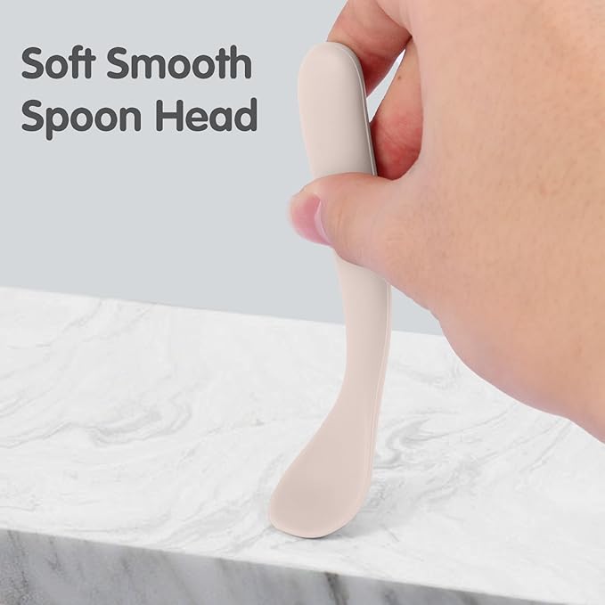 6 Pack Silicone Baby Spoons, Baby Spoons Self Feeding 6 Months+, BPA Free - Image 4