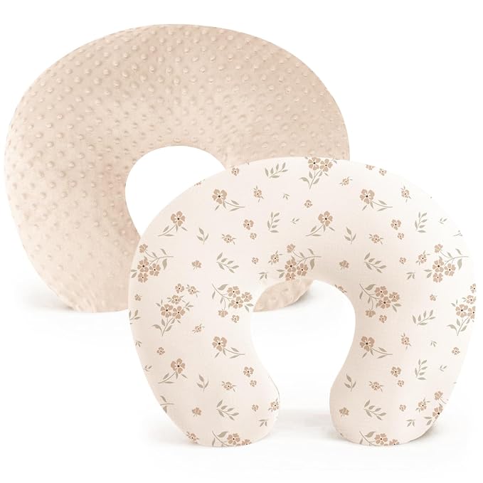 Konssy 2 Pack Nursing Pillow Covers, Soft and Comfortable Nursing Cover by Konssy