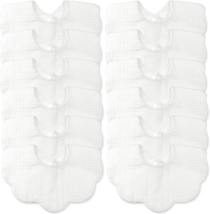 Baby Bibs Muslin Drool Teething Drooling Bibs by Mccotwe