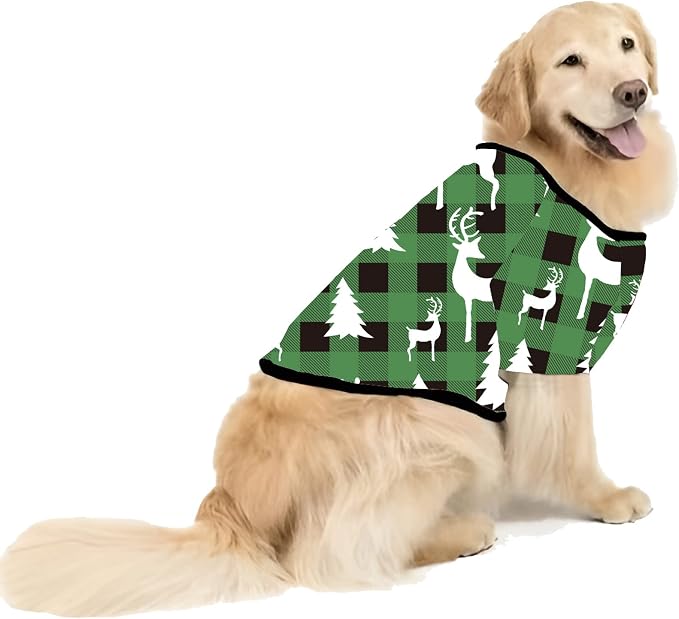 Awoscut Christmas Family Matching Pajamas Christmas Pjs Holiday Nightwear - Image 5