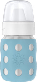 Lifefactory 8-Ounce Stainless-Steel Vacuum-Insulated Wide-Neck Baby Bottle by Lifefactory