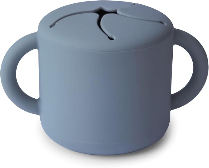 mushie Silicone Snack Cup | Spill Proof Food Container by mushie