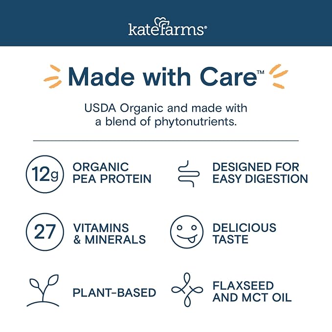 KATE FARMS Organic Pediatric 1.2 High Calorie Chocolate Nutrition Shake - Image 7