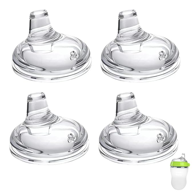 Sippy Spout Nipples for Comotomo Baby Bottles, Transition Straw Sippy Cup 100% by Unknown