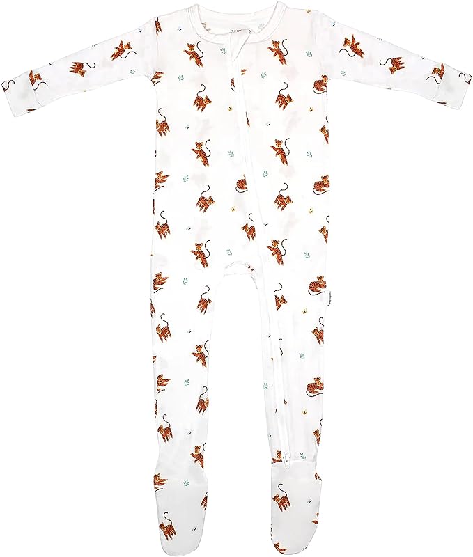 Bamboo Little Soft Baby Footie Pajamas, Baby Clothes, Newborn Sleepers by BambooLittle