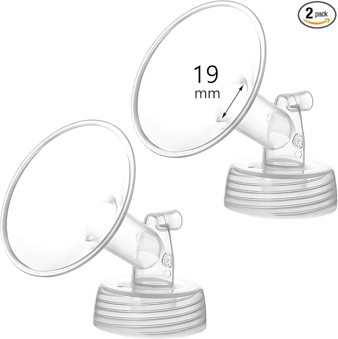 19mm Flange Compatible with Spectra S1 S2 9 Plus Synergy Gold Breastpump by Unknown