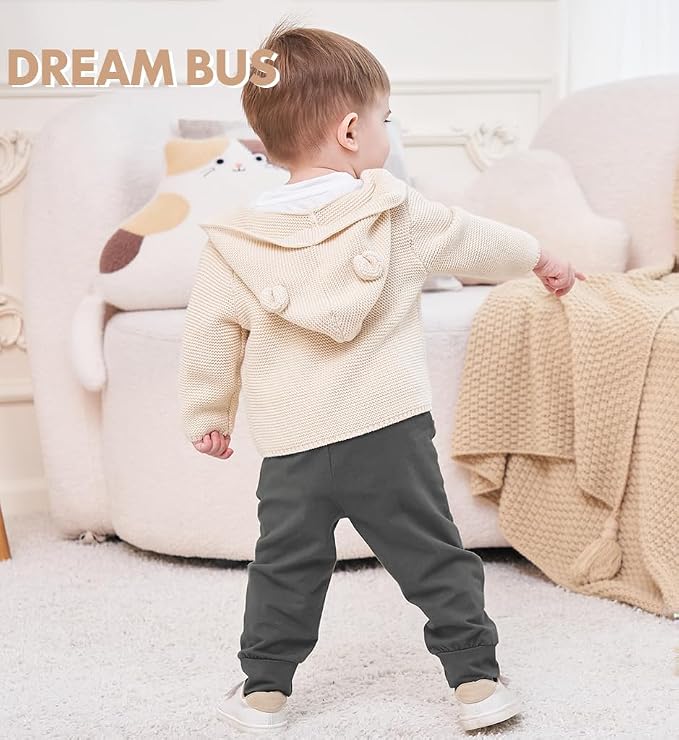 DREAM BUS Pack of 3 Toddler Jogger Pants - Image 3