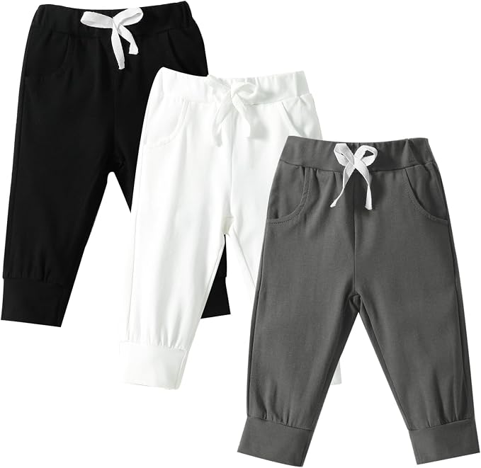 DREAM BUS Pack of 3 Toddler Jogger Pants by DreamBus