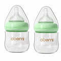 Glass Baby Bottles, Anti Colic Breastfeeding Bottle by oberni