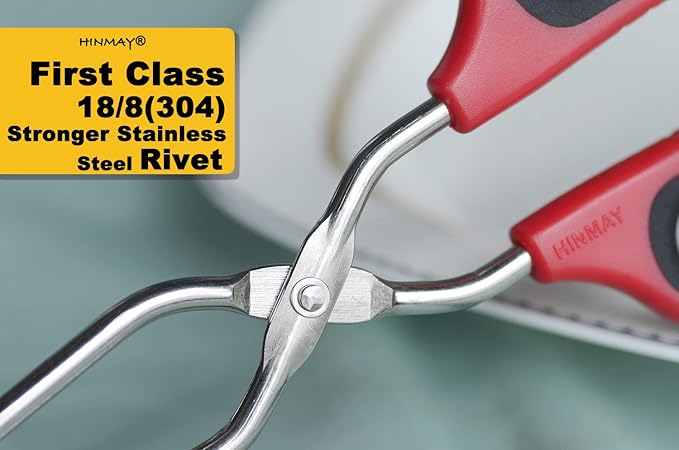 Stainless Steel Scissor Tongs - Image 4