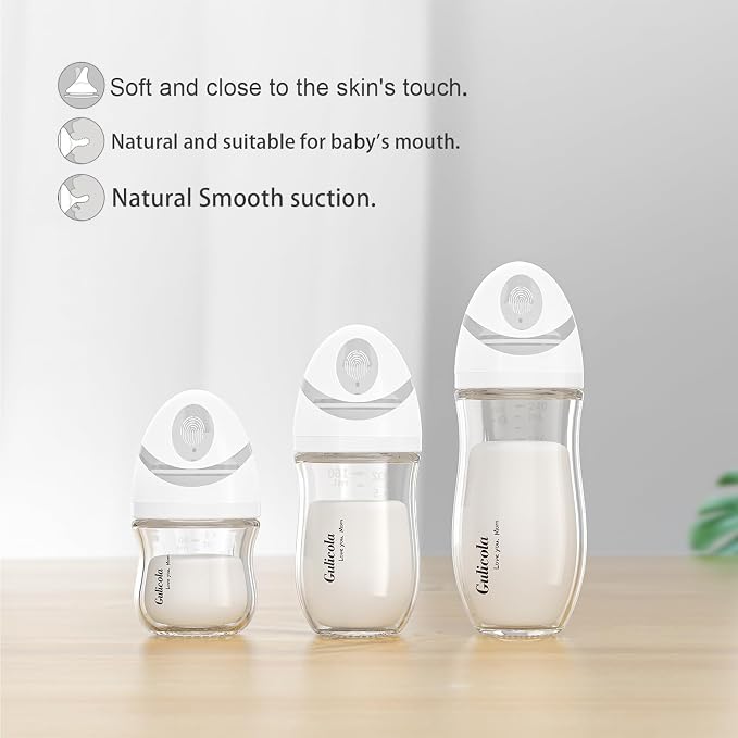 Gulicola Natural Glass Baby Bottle - Image 3