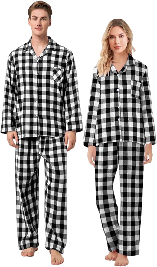 Schbbbta Family Matching Pajamas Holiday Sleepwear Long Sleeve Pjs Sets - Image 2