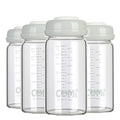 COMI Wide Neck Glass Breastmilk Collection n Storage Bottle, 8oz by COMI