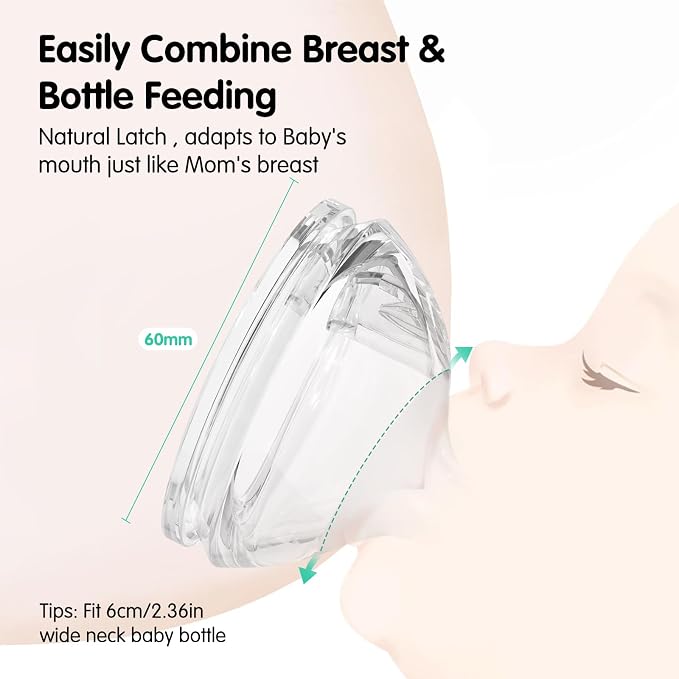 Natural Flow Baby Bottle Silicone Nipple, Extra Slow Flow, 0+ Months - Image 4