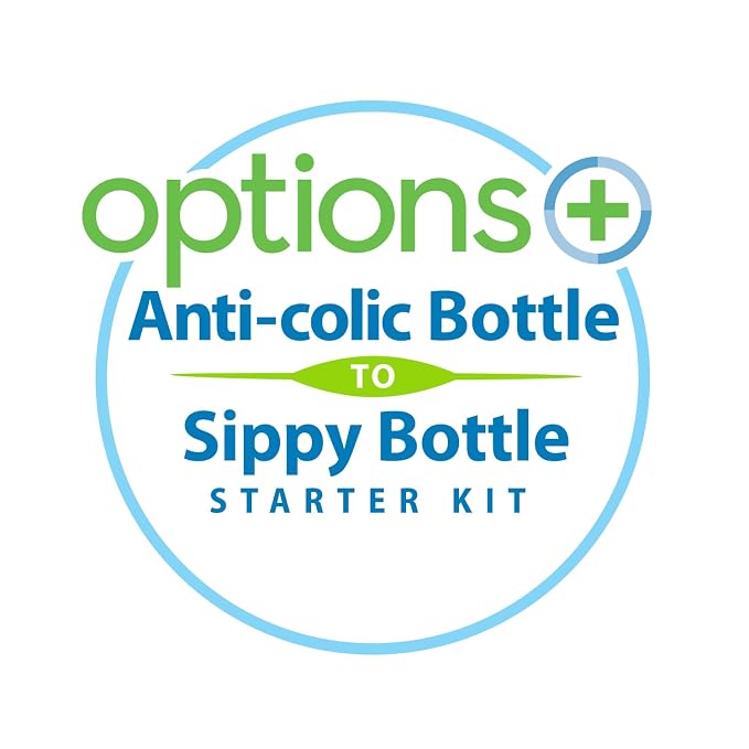 Dr. Brown's Anti-Colic Options+ Wide-Neck Sippy Bottle Starter Kit, - Image 7
