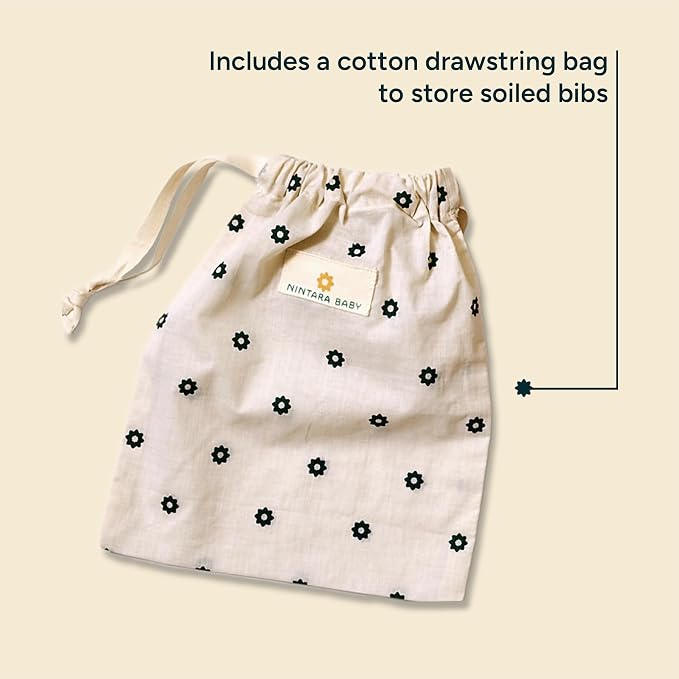 Bandana Bibs - 100% Organic Premium Muslin Cotton, 7-Layers - Image 9