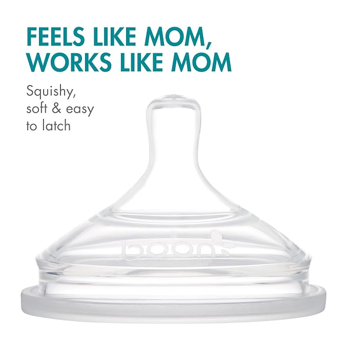 Boon Nursh Reusable Silicone Pouch Baby Bottles - Image 5