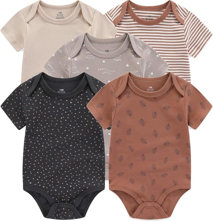 Baby Layette Set Baby Boys' 9-Piece Bodysuits Pants Set Toddler Girl Boy Unisex - Image 2