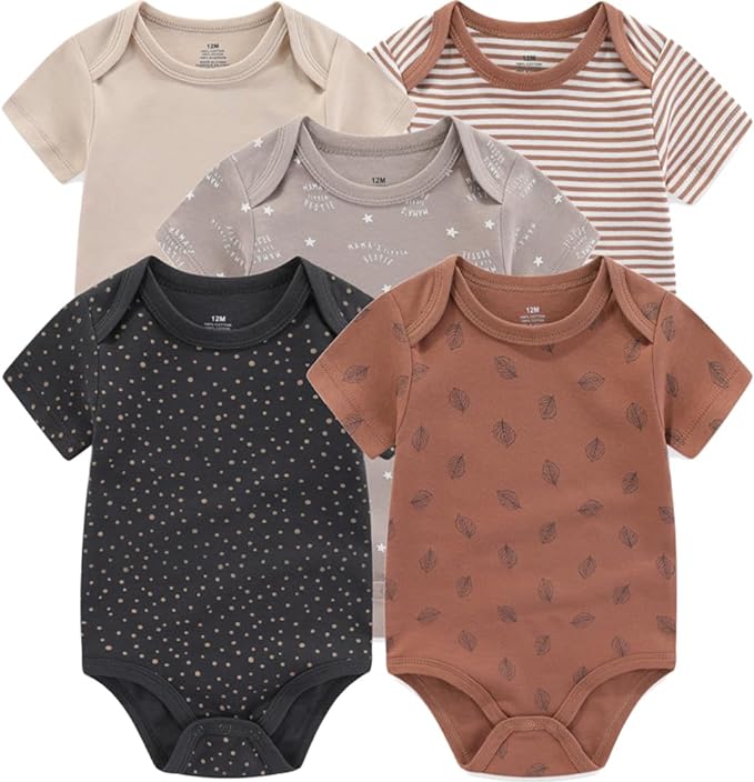 Baby Layette Set Baby Boys' 9-Piece Bodysuits Pants Set Toddler Girl Boy Unisex - Image 2