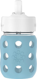 Lifefactory 8-Ounce Wide Neck Glass Baby Bottle by Lifefactory