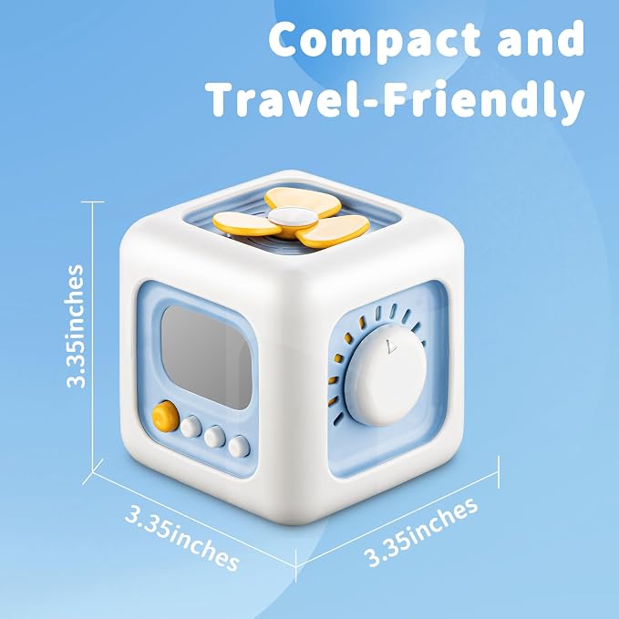Busy Cube Toy for 1 Year Old, Montessori for 1+ Year Old, Travel Toys for - Image 9