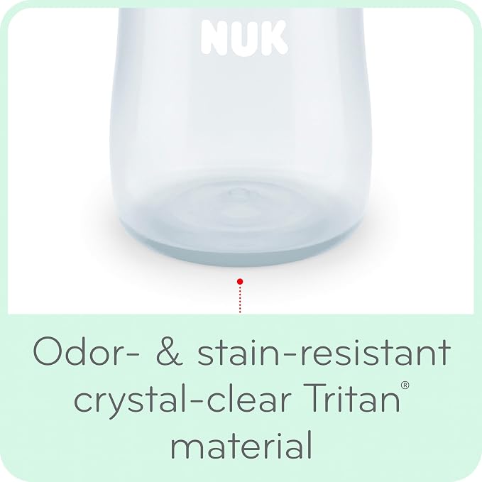 NUK Learner Cup, 5 Oz, Soft Spout, Easy-Grip Handles, BPA Free, Spill Proof - Image 7